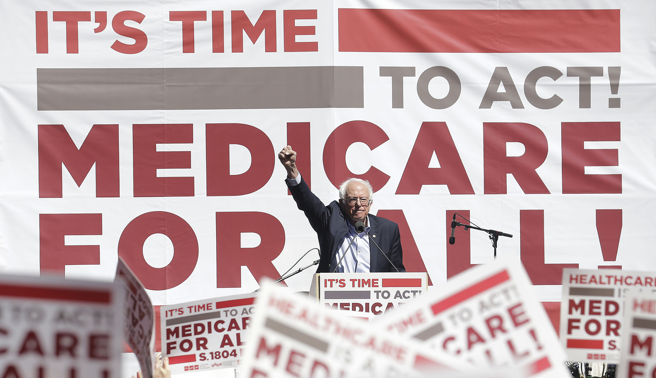 DSCC fundraises off Bernie Sanders’ single-payer bill