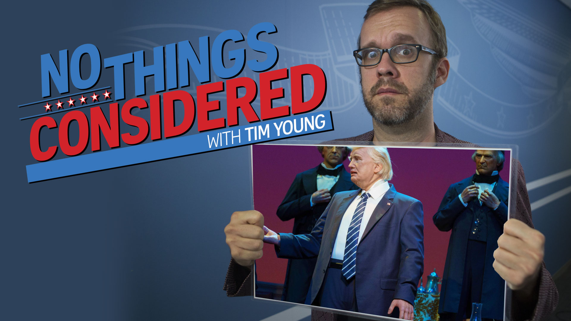 Tax cuts, Disney’s Trump, and Al Franken on No Things Considered!