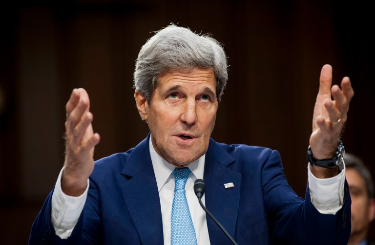 Spokesman Mark Toner said Secretary of State John Kerry insisted that officials try again. (Pete Marovich/Bloomberg, File)