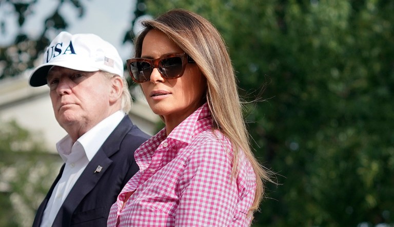 First lady Melania Trump will be joining President Trump on his visit to Texas on Tuesday, following catastrophic flooding in parts of the state due to Hurricane Harvey. (AP Photo/Pablo Martinez Monsivais)