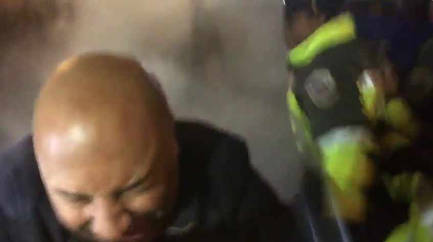 Left-wing Protesters Bring Obama Presidency to Fitting End