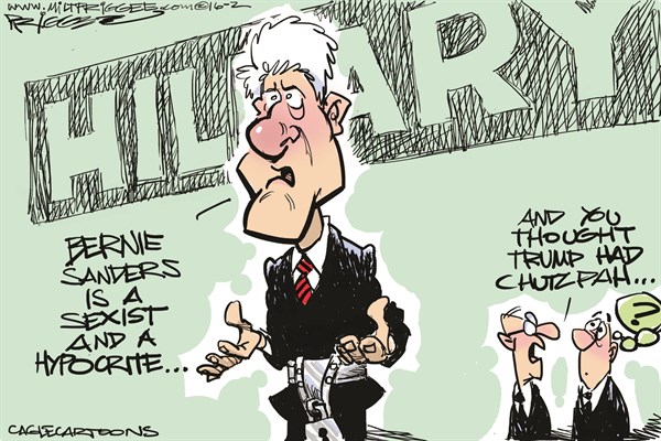 Editorial cartoon: And you thought Trump had chutzpah