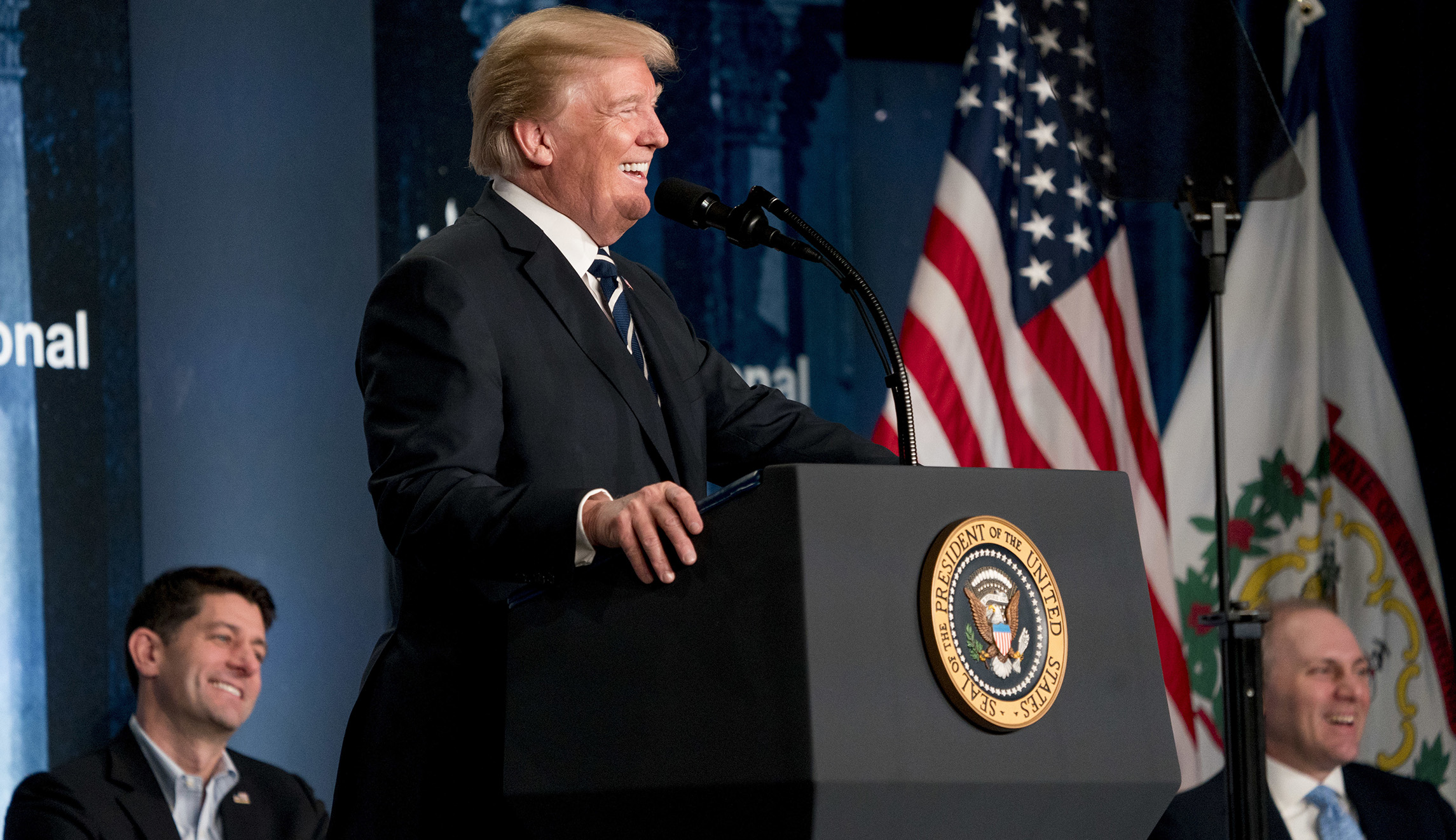 Trump celebrates a year ‘unlike any other’ at GOP retreat