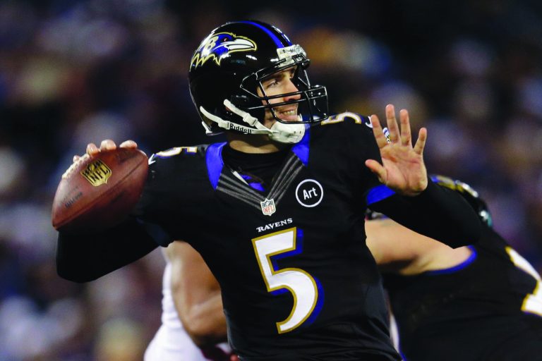 Rob Carr/Getty Images
Joe Flacco completed 25 of 36 passes for 309 yards and two touchdowns for the Ravens.