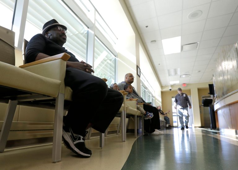 The group's report said if the 19 states that haven't expanded Medicaid coverage hold to that position in 2017, it would leave 604,000 veterans without coverage. (AP Photo)