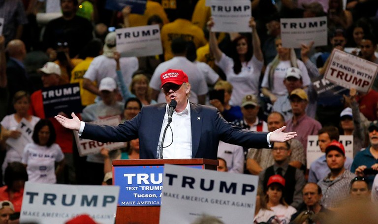 Three individuals who attended a Donald Trump rally March 1 have submitted a lawsuit against the GOP front-runner for alleged assaults they endured at the event. (AP Photo/Ross D. Franklin)