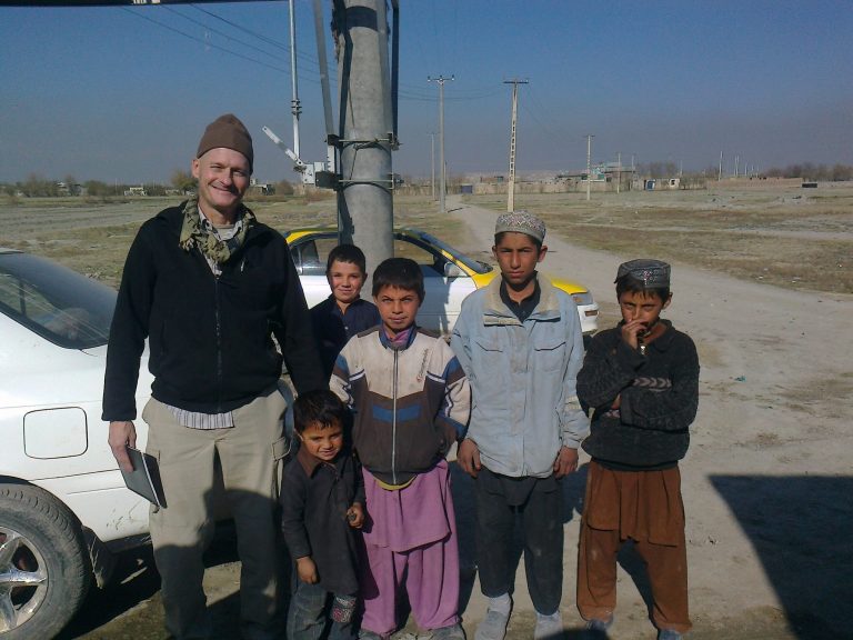 Mark Frerichs in Afghanistan.