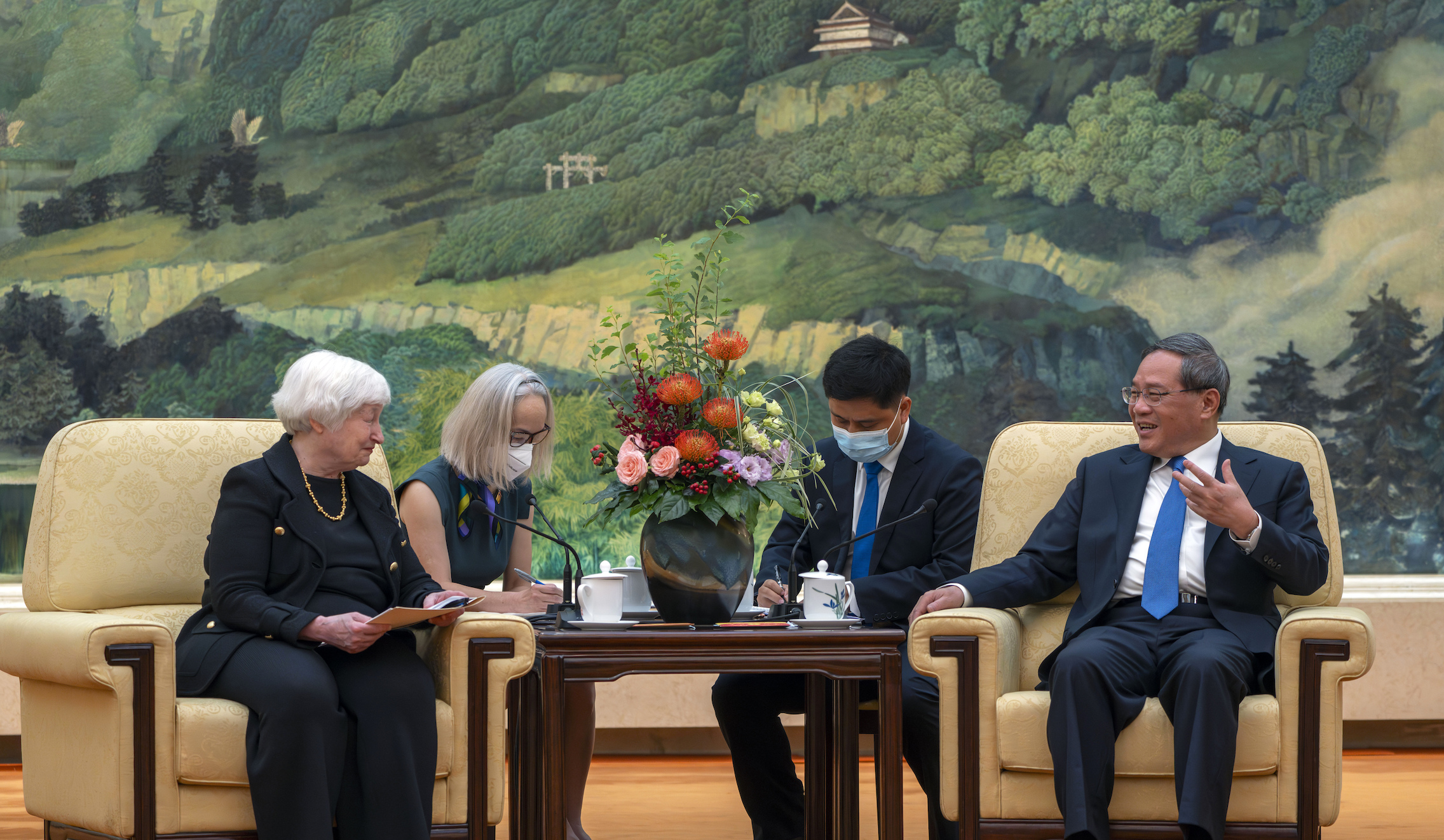 Cocaine taunts and tech tensions haunt Janet Yellen’s China trip