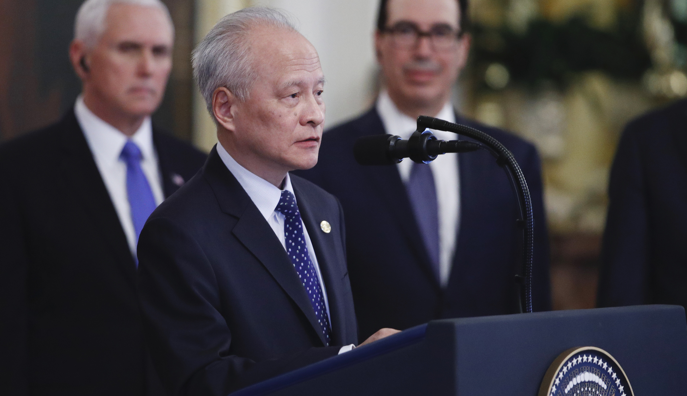 Chinese diplomat rejects claim that coronavirus originated in US military lab