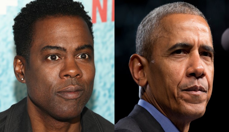 Chris Rock and Barack Obama.