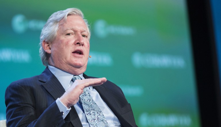 Christopher Crane, president and chief executive officer of Exelon Corp., speaks during the 2018 CERAWeek by IHS Markit conference in Houston, Texas, U.S., on Friday, March 9, 2018.