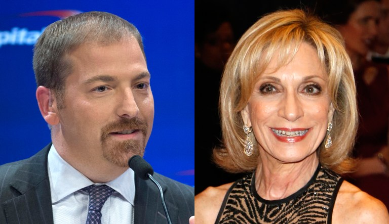 Chuck Todd and Andrea Mitchell