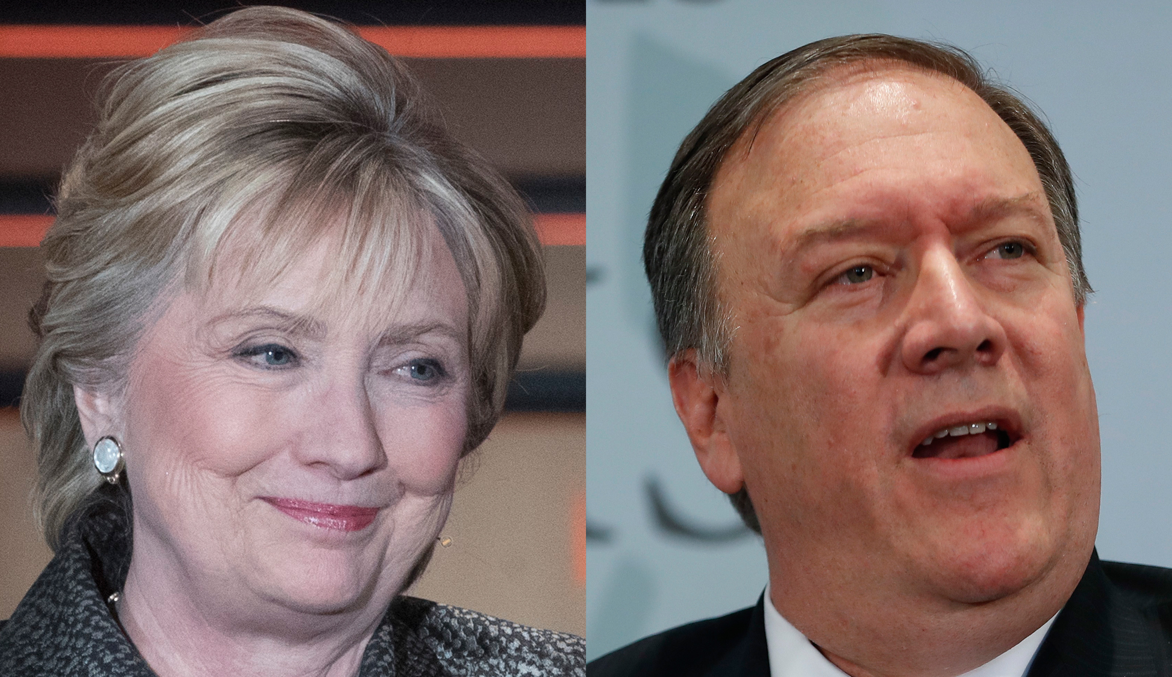Hillary Clinton sees a ‘small glimmer of hope’ in Mike Pompeo’s nomination to be secretary of state