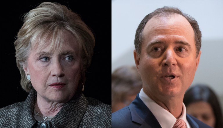 Hillary Clinton Adam Schiff.