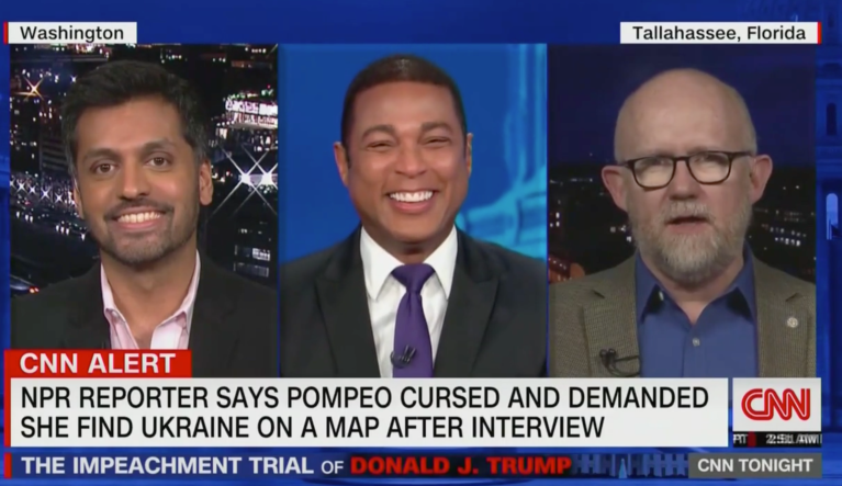 CNN, Don Lemon, Rick Wilson, and Wajahat Ali from 1/27/2020