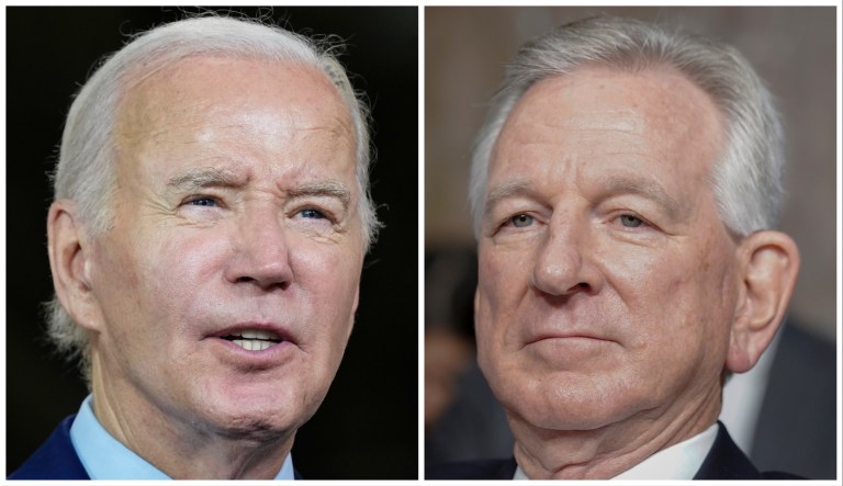 Joe Biden and Tommy Tuberville.