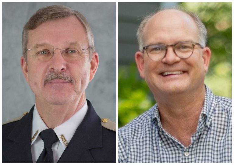 Republican Danny Diggs and Virginia Sen. T. Monty Mason