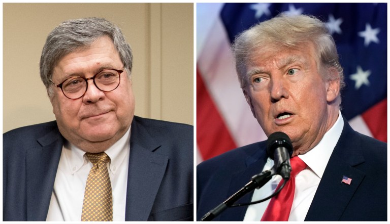 Bill Barr says he doesn’t consider Trump’s name-calling a violation of gag order