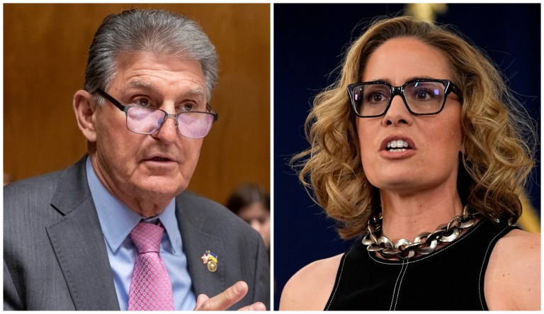 Sens. Joe Manchin (D-WV) and Kyrsten Sinema (I-AZ)