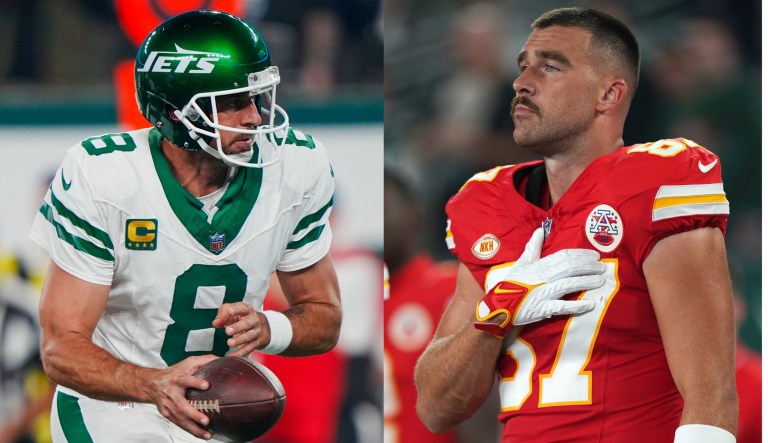 Aaron Rodgers and Travis Kelce.