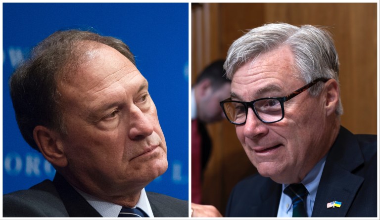 Justice Samuel Alito faces ethics complaint from Sen Sheldon Whitehouse (D-RI) over publicly denouncing the constitutionality his Supreme Court, Ethics Recusal and Transparency Act.