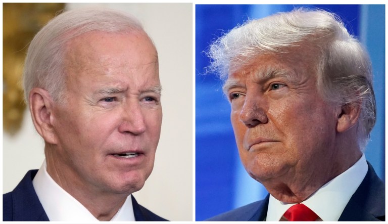 Joe Biden and Donald Trump