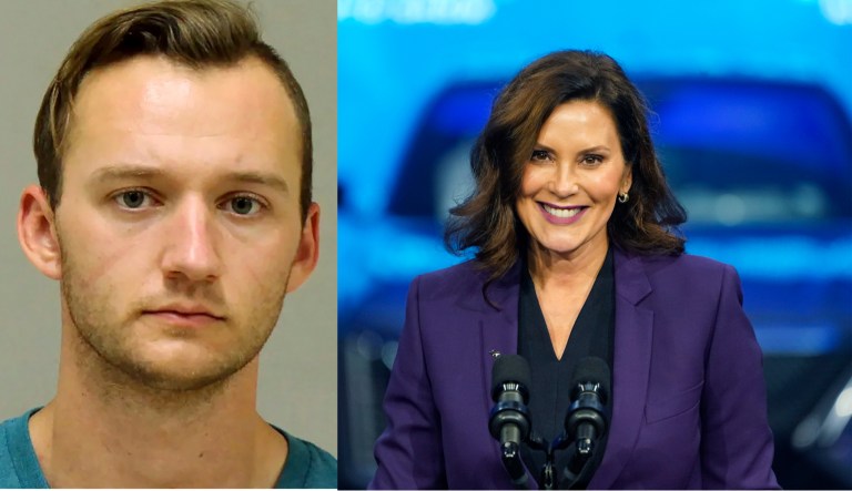 Kaleb Franks. Franks, who pleaded guilty to conspiring to kidnap Michigan's governor in 2020, was sentenced to four years in prison Thursday, Oct. 6, 2022.