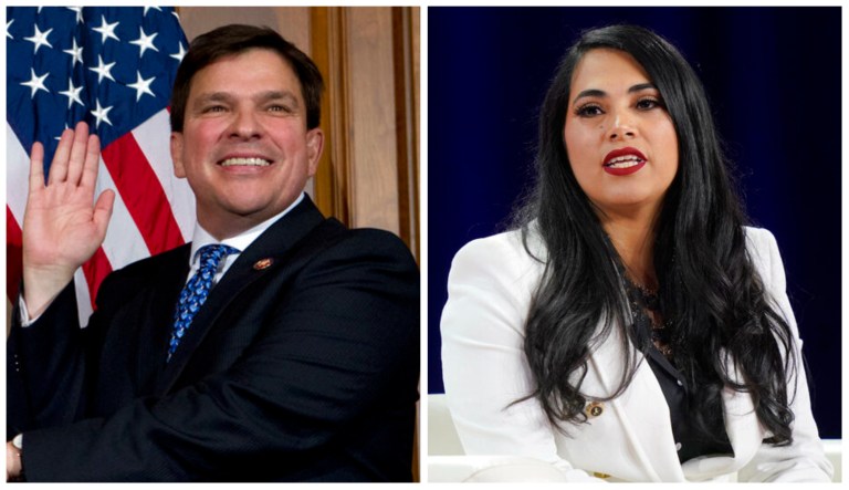 Vicente Gonzalez and Mayra Flores.