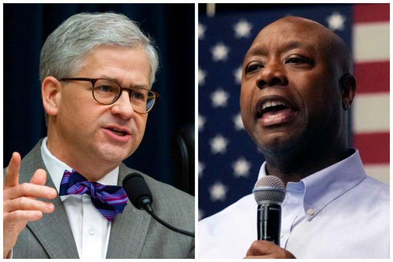 Sen. Tim Scott and Rep. Patrick McHenry.