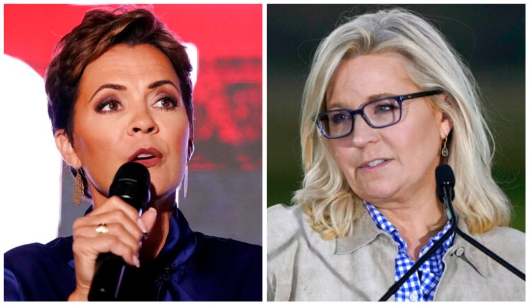 Kari Lake and Liz Cheney.
