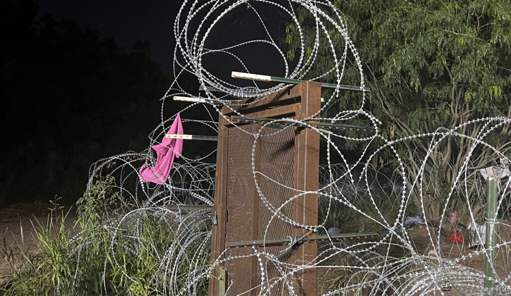 Areas along the southern border in Brownsville, Texas, wired shut ahead of end of Title 42 policy