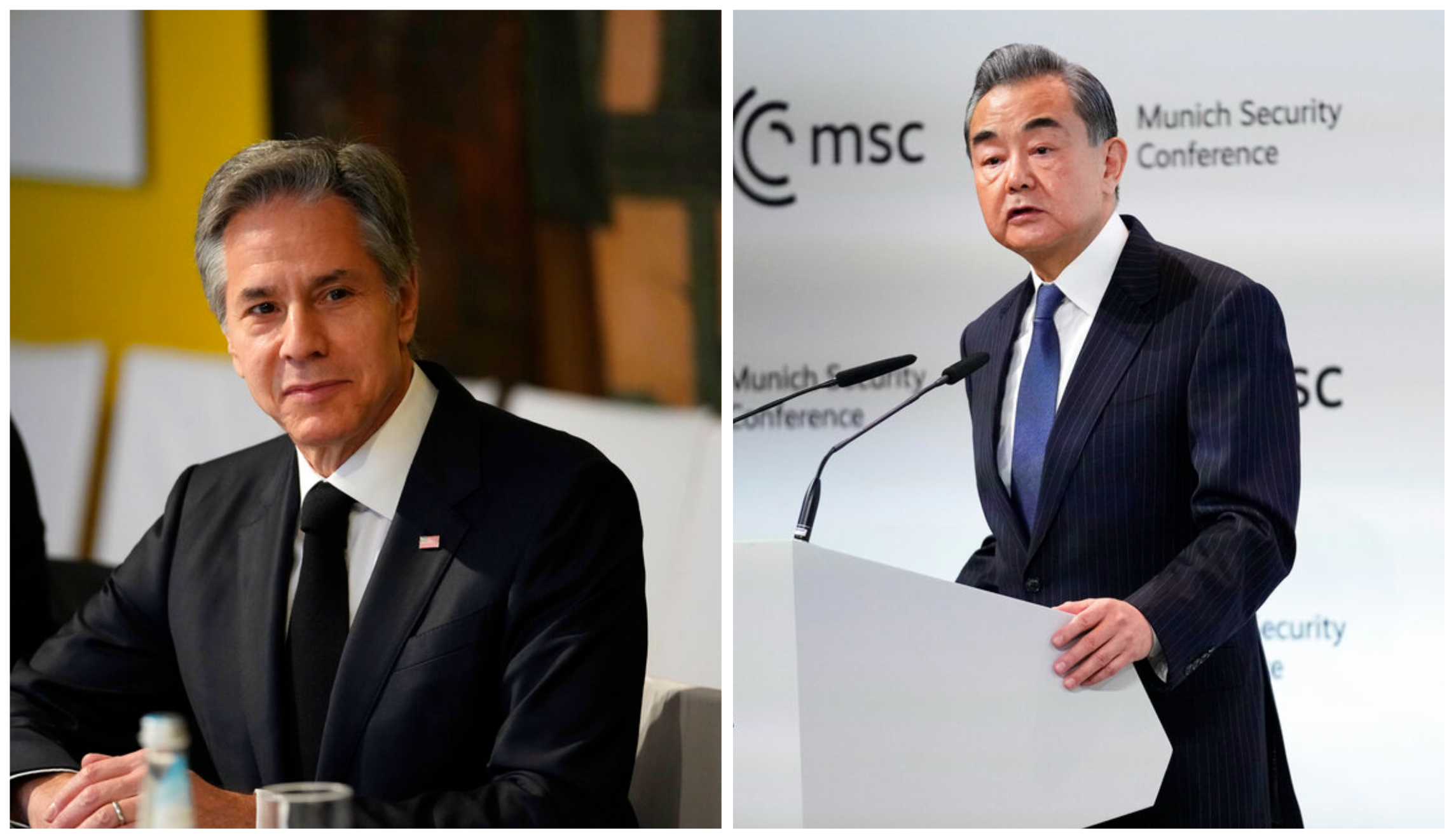 Blinken meets Chinese counterpart in person for first time since spy balloon incident
