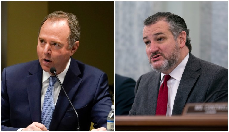 Rep. Adam Schiff (D-CA) and Sen. Ted Cruz (R-TX).
