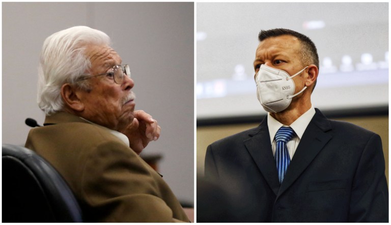 Ruben Flores (left) and Paul Flores (right) on trial for the 1996 disappearance of Kristin Smart.