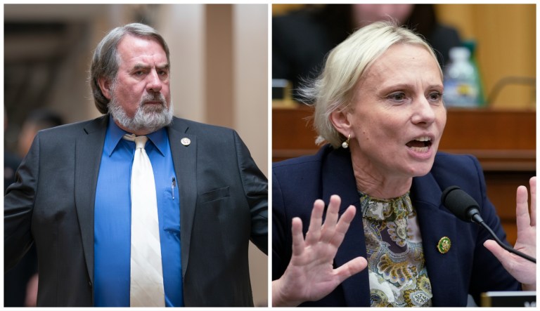 Reps. Doug LaMalfa (R-CA) and Victoria Spartz (R-IN) flipped their votes in favor of Rep. Jim Jordan (R-OH) during the second round of the speakership election on Wednesday, Oct. 18, 2023.