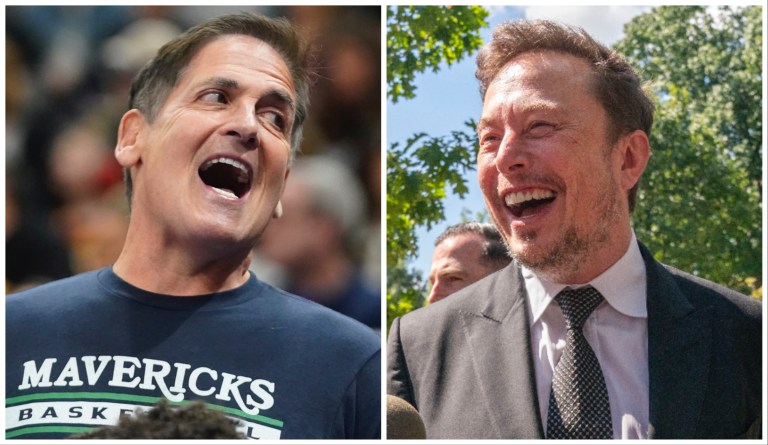 Mark Cuban and Elon Musk.