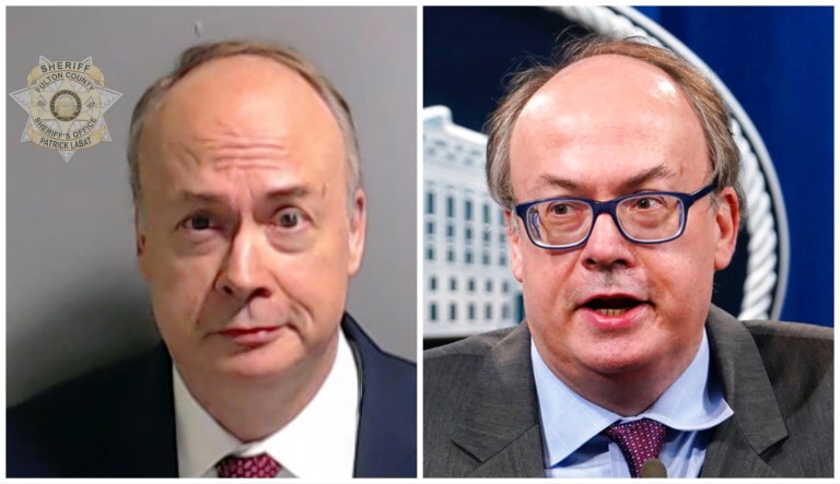 Jeffrey Clark mug shot and file photo.