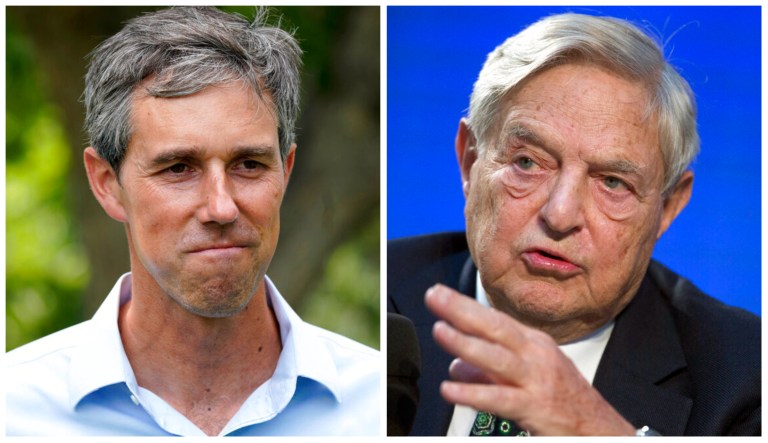 Beto O'Rourke and George Soros