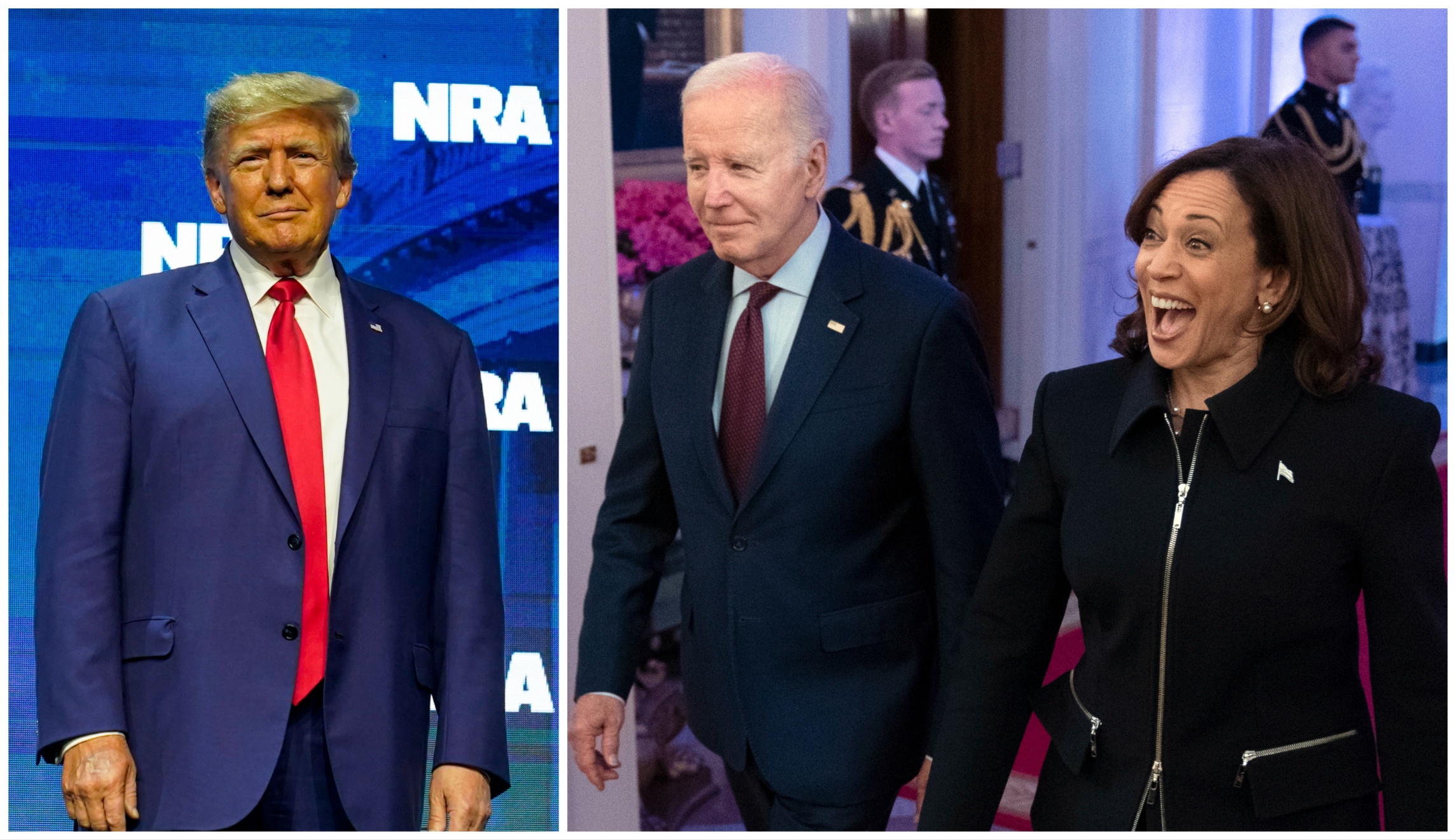 Trump and DeSantis both fall to Biden, but one of them can beat Harris: Poll
