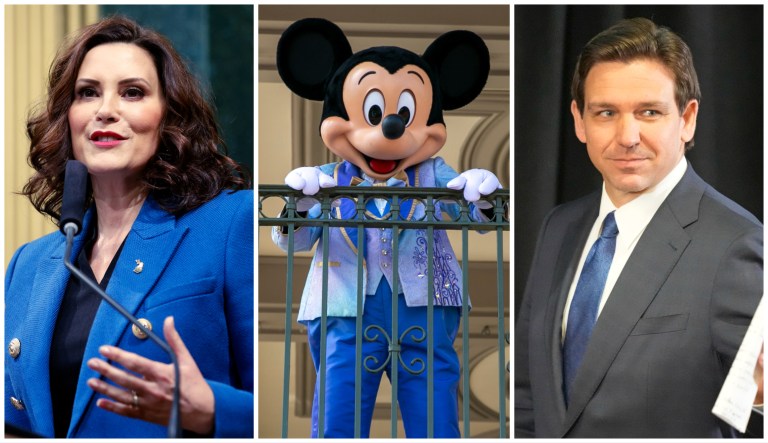 Whitmer takes shot at DeSantis by bashing Republicans who ‘pick fights with Mickey Mouse’