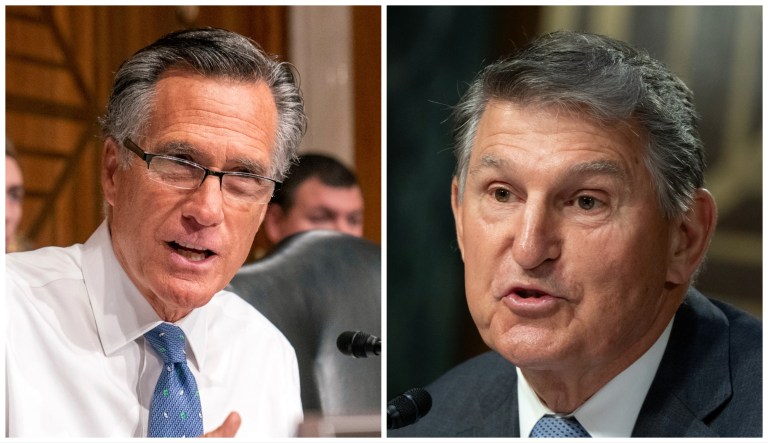 Mitt Romney and Joe Manchin.