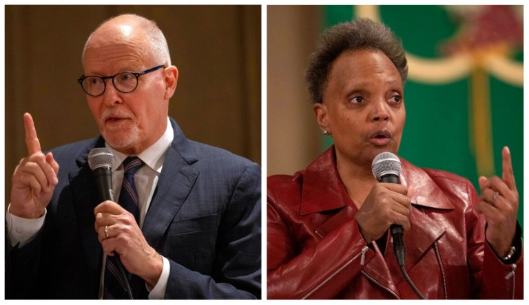 Paul Vallas and Mayor Lori Lightfoot.
