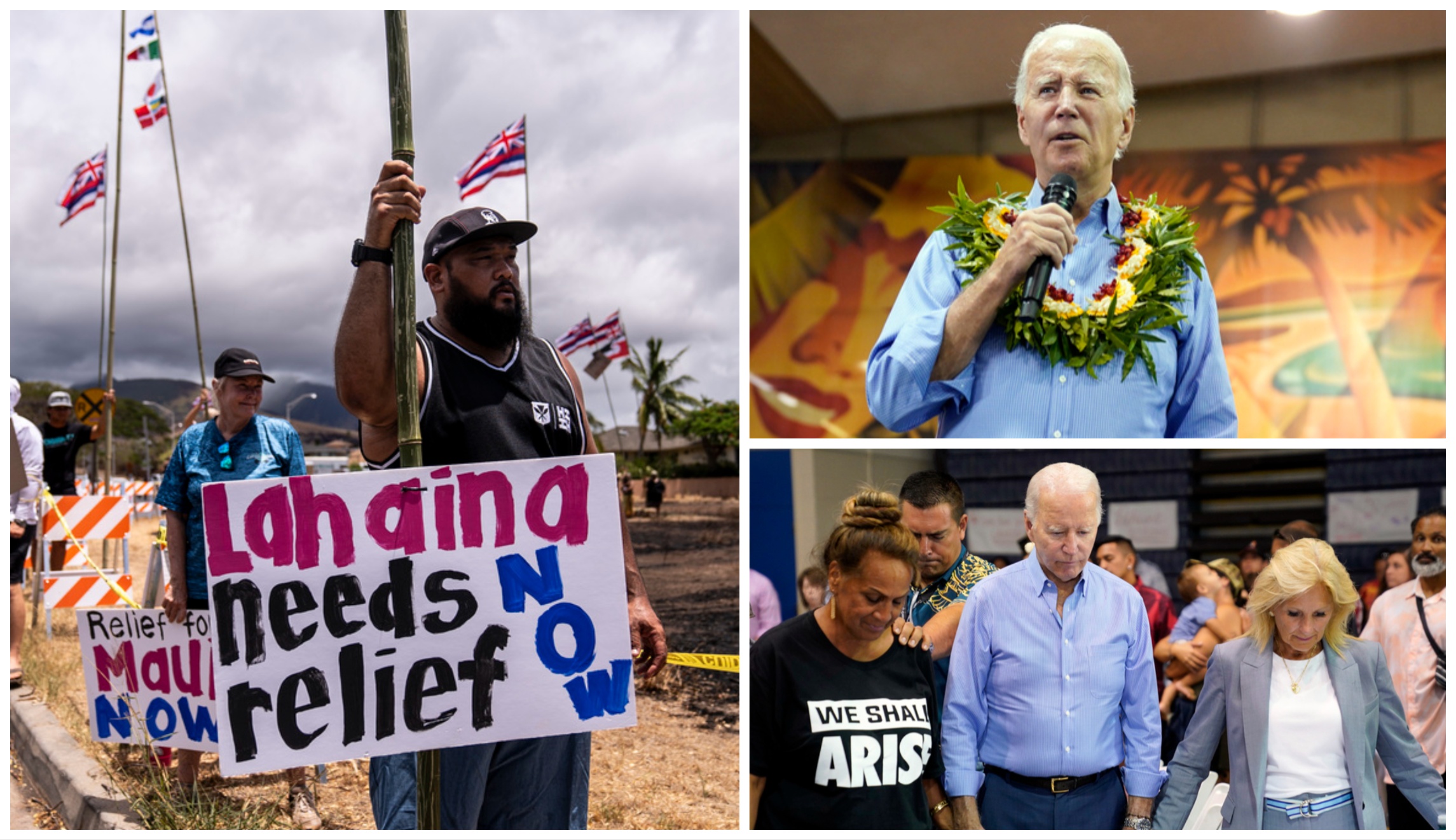Biden’s gaffe-filled trip to Hawaii for wildfires fails to quiet critics