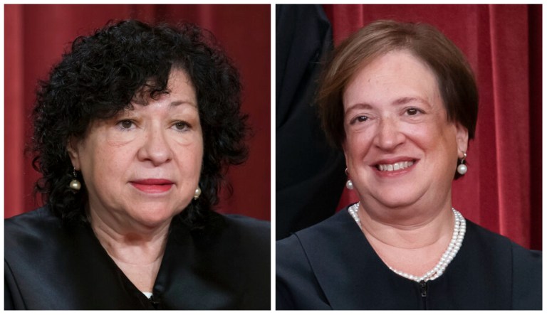 Sonia Sotomayor and Elena Kagan.