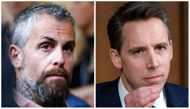 Michael Fanone and Josh Hawley.