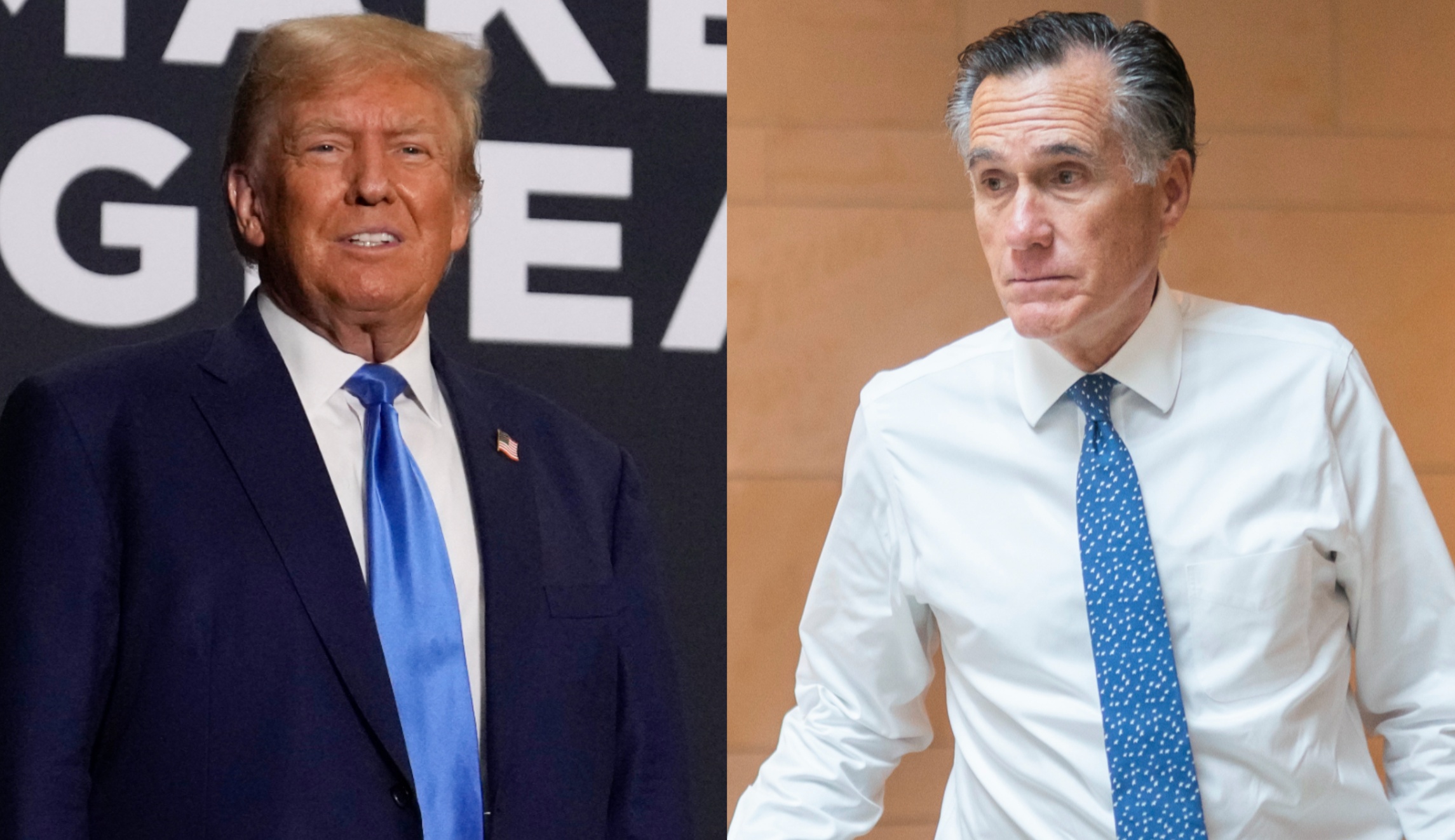 Trump claims he is ‘very proud’ of being the reason Romney is retiring