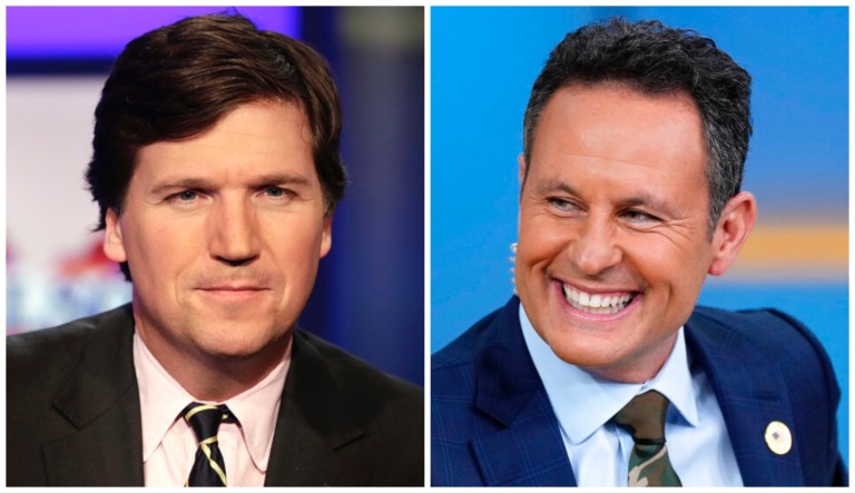 Tucker Carlson and Brian Kilmeade.