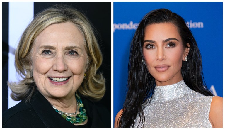 Kim Kardashian beat Hillary Clinton in a legal quiz in a new clip from Gutsy, a new tv show that debuts on Apple TV+ on Sept. 9, 2022.