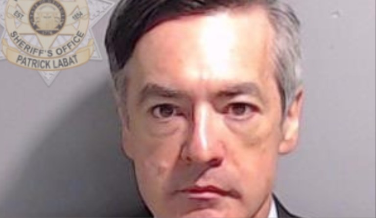 Kenneth Chesebro's mug shot after he surrendered to the Fulton County Sheriff's Office on Aug. 23.