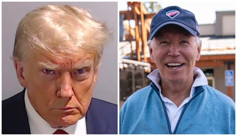 Donald Trump and Joe Biden.